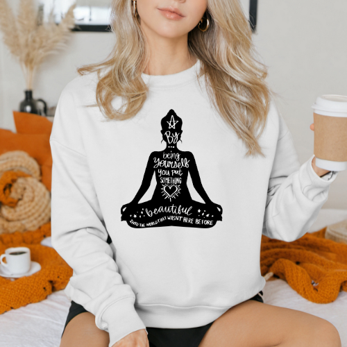 Black Lotus Reflection | Unisex Sweatshirt