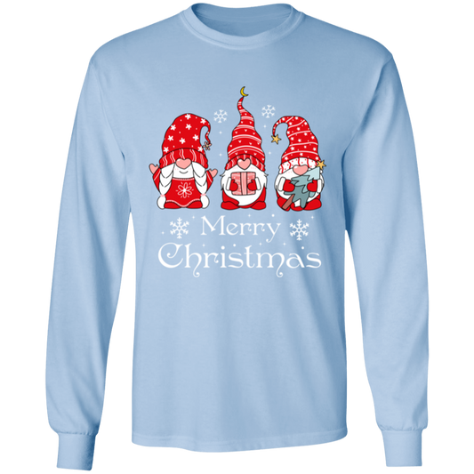 Festive Gnome | Christmas LS T-Shirt
