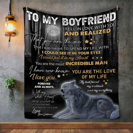 Girlfriend To Boyfriend | Wolf Blanket