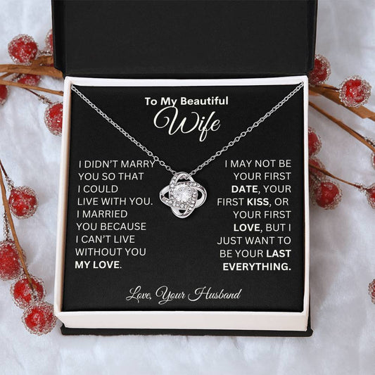 Husband To Wife | Last Everything - Love Knot Necklace