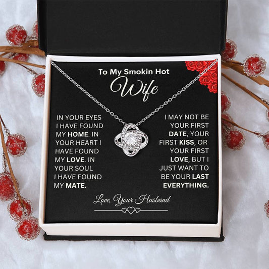 Husband To Wife | Have Found - Love Knot Necklace