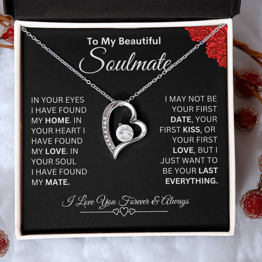 To My Beautiful Soulmate | Have Found - Forever Love Necklace