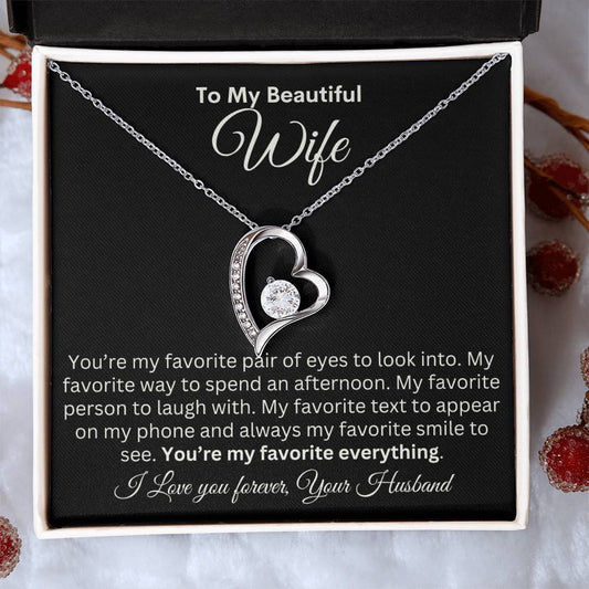 Husband To Wife | My Favorite - Forever Love Necklace