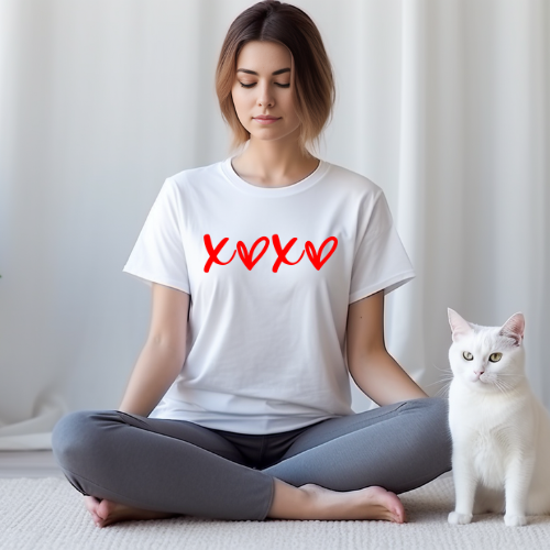 XOXO | Red Text | Unisex T-shirt