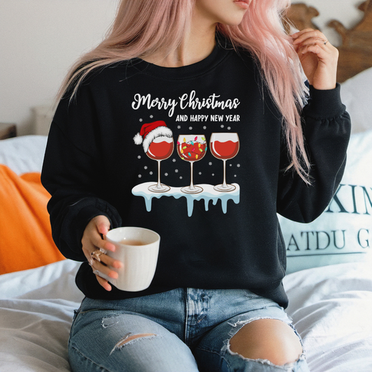Stemware Trio | Christmas Sweater