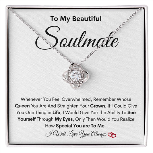 My Beautiful Soulmate | You Are Special To Me - Love Knot Necklace