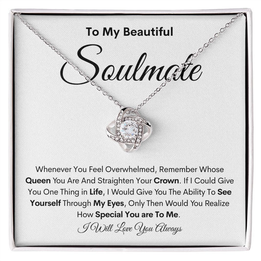My Beautiful Soulmate | You Are Special To Me - Love Knot Necklace