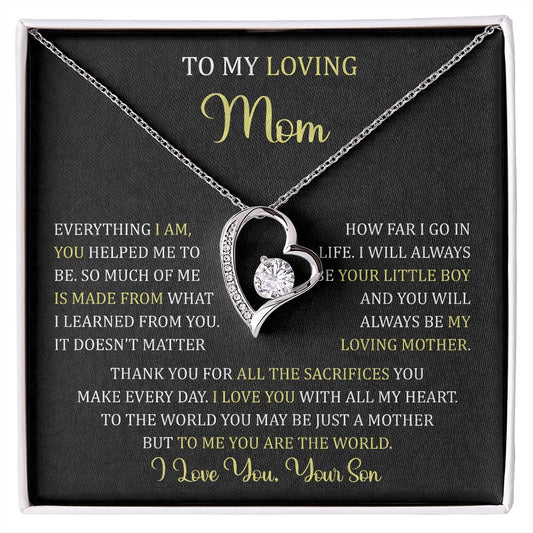 My Loving Mom | All The Sacrifices - Forever Love Necklace